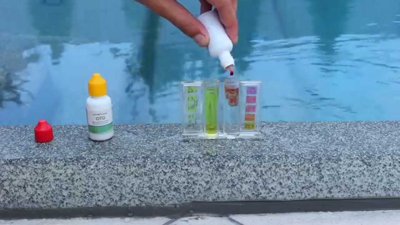 проверка качества воды в бассейне
