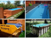 Бассейн из контейнера? Это идея!