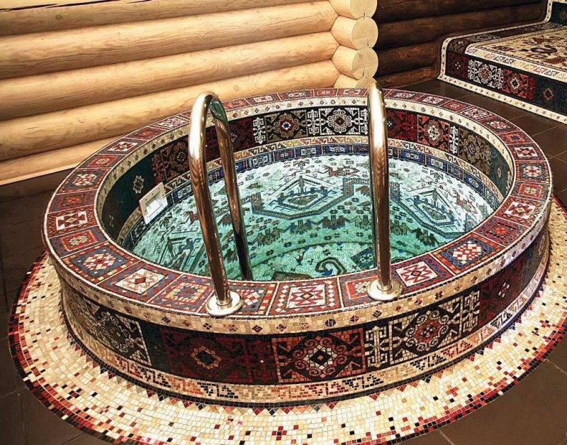 Строительство бани с бассейном